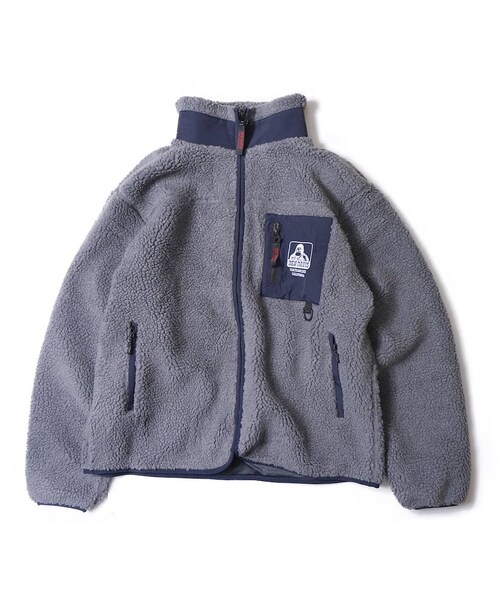 BEN DAVIS（ベンデイビス）の「BEN DAVIS【BOA JACKET STAND】ボアジャケットスタンド（その他・メンズ・BEIGE/GREY/OFF WHITE・M/L/XL）」の2枚目の写真