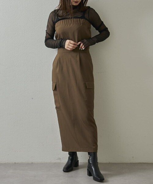 Lui's（ルイス）の「カーゴロングベアワンピース（）」 WEAR