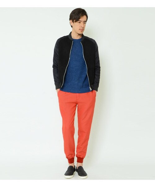 KATHARINE HAMNETT LONDON （キャサリンハムネットロンドン）の「STRETCH JOG PANTS（パンツ・メンズ・ブラック/レッド/グレー/オフホワイト・S/M/L）」の21枚目の写真