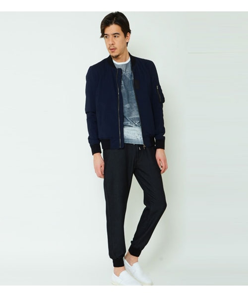 KATHARINE HAMNETT LONDON （キャサリンハムネットロンドン）の「STRETCH JOG PANTS（パンツ・メンズ・ブラック/レッド/グレー/オフホワイト・S/M/L）」の22枚目の写真