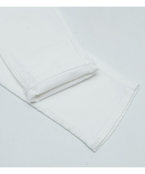 KATHARINE HAMNETT LONDON （キャサリンハムネットロンドン）の「COATING STRETCH DENIM（パンツ・メンズ・ホワイト・S/M/L）」の10枚目の写真