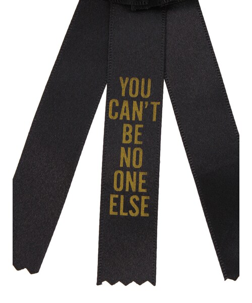 jouetie（ジュエティ）の「サテンリボンロゼット（アクセサリー・レディース・オフホワイト/ブラック・F）」の6枚目の写真