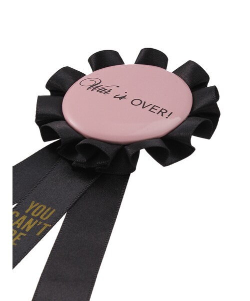 jouetie（ジュエティ）の「サテンリボンロゼット（アクセサリー・レディース・オフホワイト/ブラック・F）」の4枚目の写真