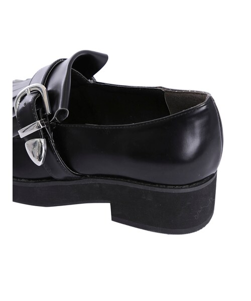 jouetie（ジュエティ）の「ベルト付きローファー（シューズ・レディース・オフホワイト/ブラック・M/L）」の9枚目の写真