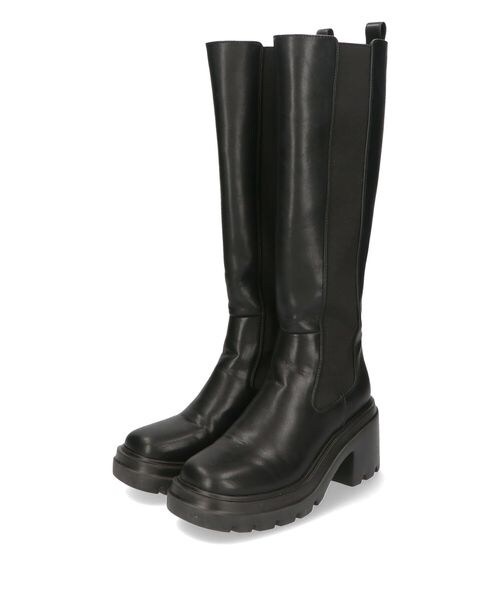 厚底サイドゴアロングブーツ/31512