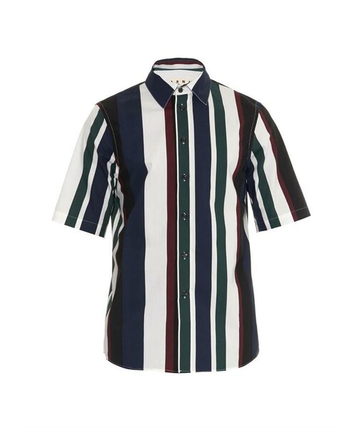 Marni（マルニ）の「Marni Striped cotton shirt（シャツ/ブラウス）」 - WEAR