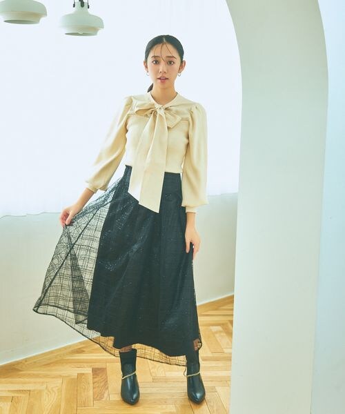 mysty woman（ミスティウーマン）の「チェーン付き2wayブーツ（その他・レディース・ブラック09/ブラウン58・M/L）」の4枚目の写真