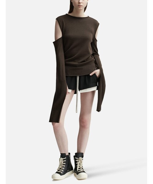 トップス rick owens cape sleeve knit Rick Owens（リックオウエンス）の「CAPE SLEEVE KNIT（）」 - WEAR