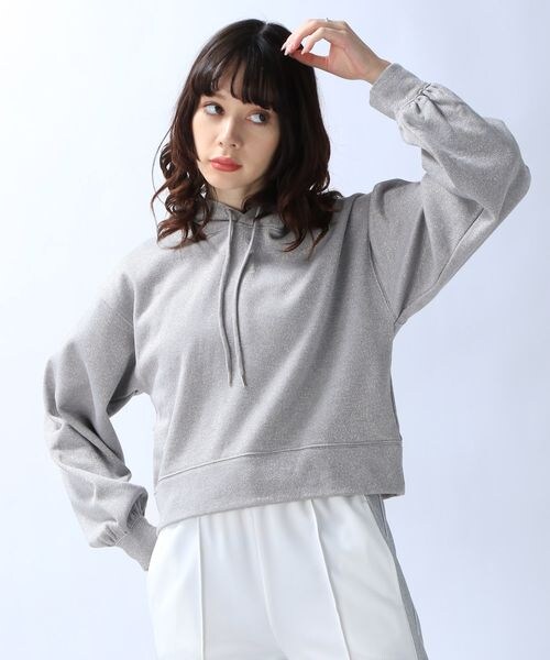 【JEANASIS】ラメショートフーディ JEANASIS（ジーナシス）の「ラメショートフーディ（）」 - WEAR