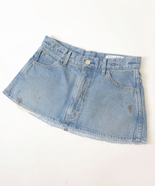 HOLIDAY（ホリデイ）の「PAINT DENIM TWO-PIECE SUSPENDER PANTS