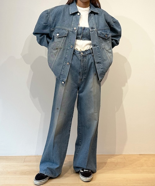 HOLIDAY（ホリデイ）の「PAINT DENIM PUFF JACKET（）」 - WEAR