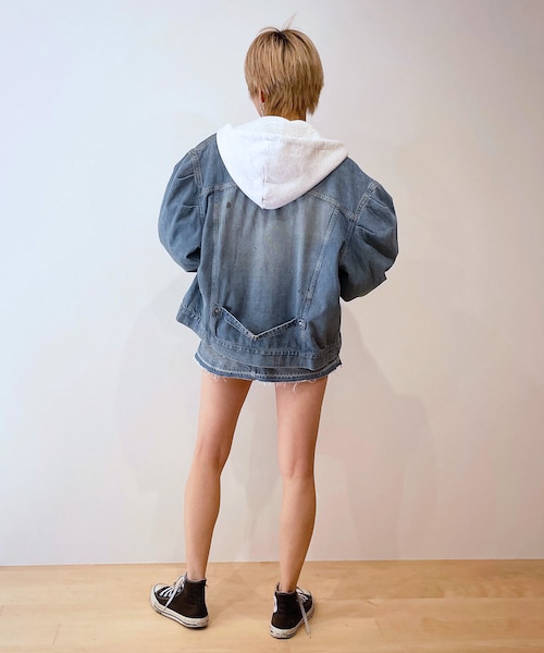 HOLIDAY（ホリデイ）の「PAINT DENIM PUFF JACKET（）」 - WEAR