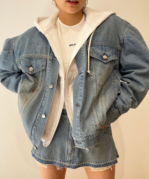HOLIDAY（ホリデイ）の「PAINT DENIM PUFF JACKET（）」 - WEAR
