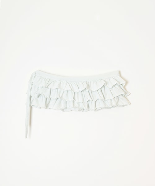 SUPER FINE RUFFLE BELT