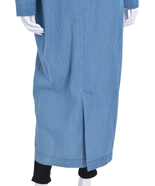 GYDA（ジェイダ）の「エアーマキシチェスターコート（ジャケット/アウター・レディース・ブラック/ブルー/ベージュ）」の10枚目の写真