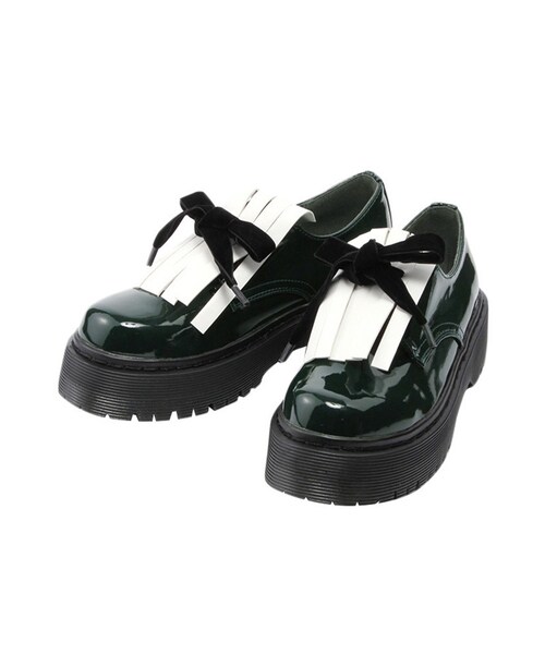 jouetie（ジュエティ）の「松嶋尚美コラボエナメルシューズ（シューズ・レディース・オフホワイト/ブラック・M/L）」の13枚目の写真