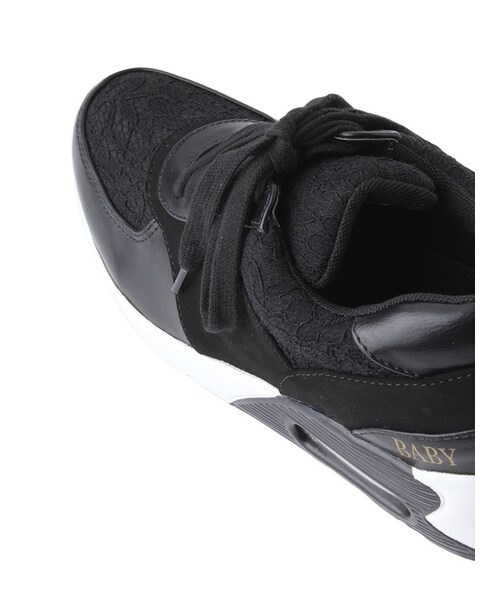 jouetie（ジュエティ）の「【CASUAL】jouetie BABYスニーカー（シューズ・レディース・オフホワイト/ブラック/ベビーピンク・M/L）」の11枚目の写真