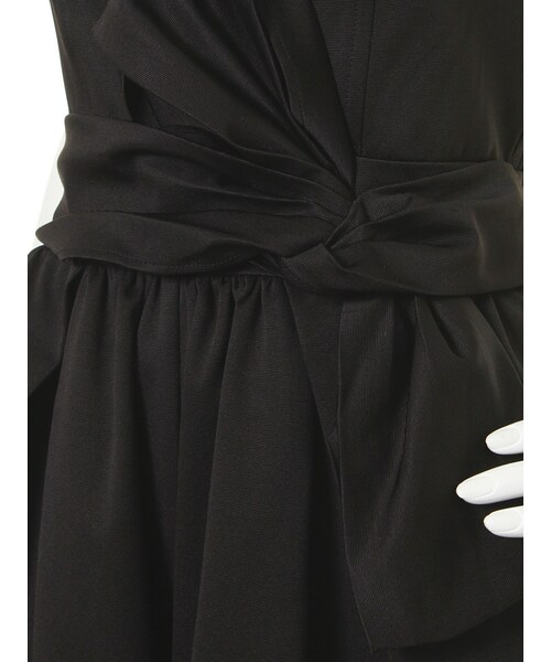 LAGUNAMOON（ラグナムーン）の「【LADY】ベアガウチョパンツドレス（オールインワン・サロペット・レディース・ブラック/ネイビー・S）」の8枚目の写真