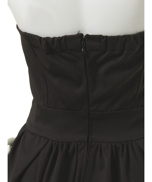 LAGUNAMOON（ラグナムーン）の「【LADY】ベアガウチョパンツドレス（オールインワン・サロペット・レディース・ブラック/ネイビー・S）」の9枚目の写真