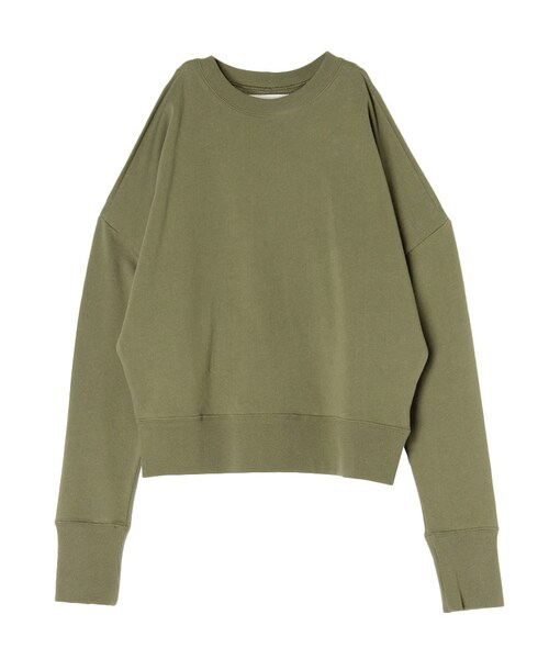 LAGUNAMOON(ラグナムーン)の「【CASUAL】スリットショルダープルオーバー(トップス・レディース・ホワイト/グレー/ブラック/カーキ・F)」の12枚目の写真
