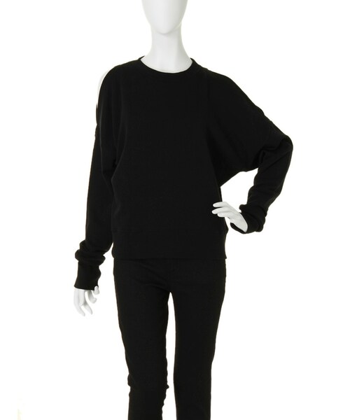 LAGUNAMOON(ラグナムーン)の「【CASUAL】スリットショルダープルオーバー(トップス・レディース・ホワイト/グレー/ブラック/カーキ・F)」の2枚目の写真