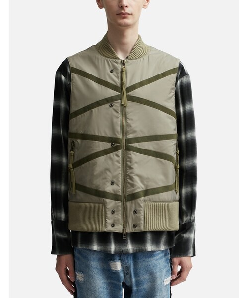 GREG LAUREN（グレッグローレン）の「Army Nylon Vest（）」 - WEAR