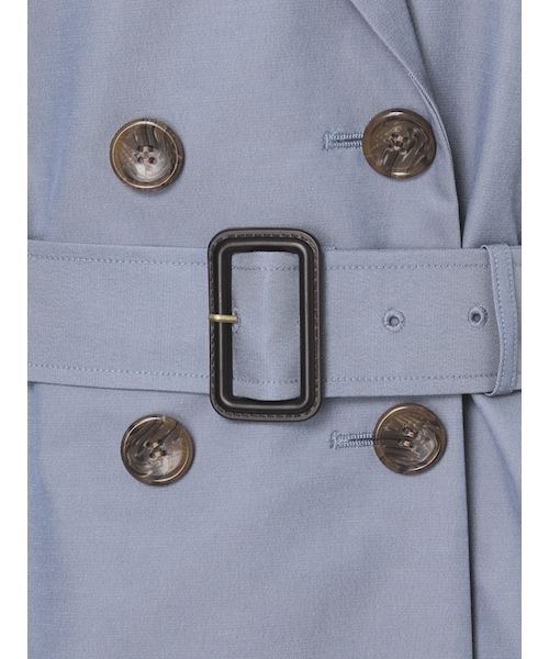 MERCURYDUO（マーキュリーデュオ）の「【LUX】 ロングトレンチベスト（ジャケット/アウター・レディース・ブルー/ベージュ・F）」の9枚目の写真