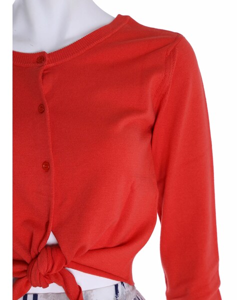 MERCURYDUO（マーキュリーデュオ）の「【DUO】 2way ニットカーデ（トップス・レディース・オフホワイト/ライトグレー/オレンジ/ネイビー/ラベンダー・F）」の17枚目の写真