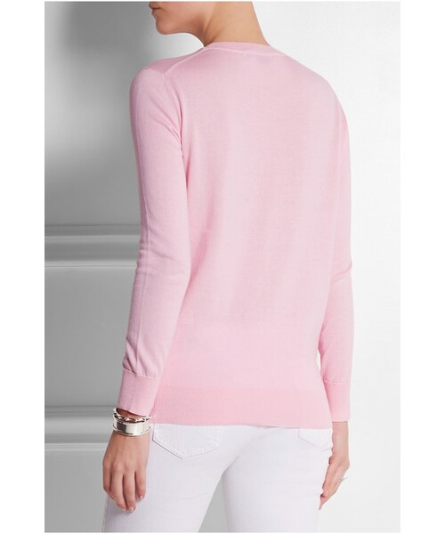 Markus Lupfer （マーカスルプファー）の「Markus Lupfer Ice-Cream sequined cotton sweater（ニット/セーター・レディース・Pink・medium/x small/small/large）」の2枚目の写真