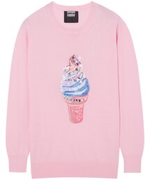 Markus Lupfer  | Markus Lupfer Ice-Cream sequined cotton sweater(ニット/セーター)