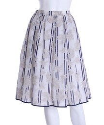 MERCURYDUO | 【DUO】 フラワーストライプギャザースカート(スカート)