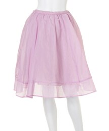 MERCURYDUO | ≪JJ掲載吉川ひなの着用≫【DUO】 シアーカラーギャザースカート(スカート)