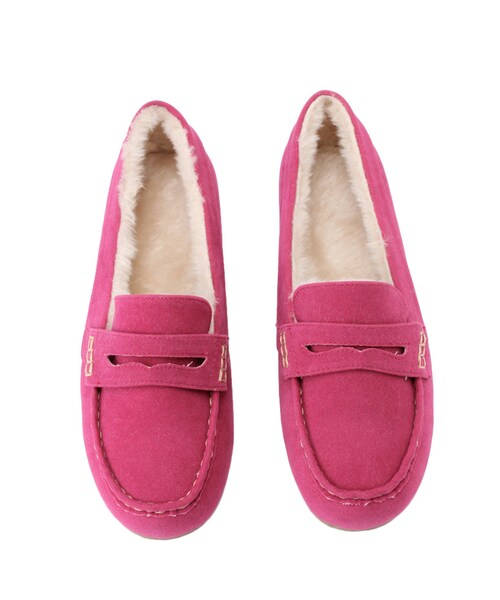 MERCURYDUO（マーキュリーデュオ）の「【GDS】 スウェードローファーモカシン（シューズ・レディース・グレー/ブラック/ピンク/オレンジ/グリーン/ベージュ/キャメル・36/38）」の11枚目の写真