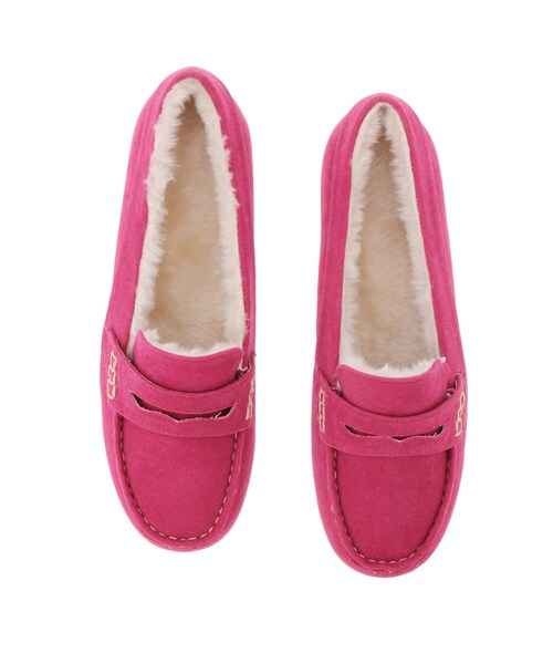 MERCURYDUO（マーキュリーデュオ）の「【GDS】 スウェードローファーモカシン（シューズ・レディース・グレー/ブラック/ピンク/オレンジ/グリーン/ベージュ/キャメル・36/38）」の15枚目の写真