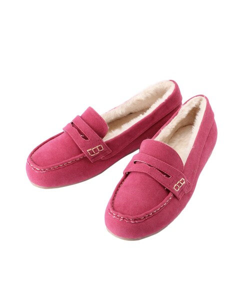 MERCURYDUO（マーキュリーデュオ）の「【GDS】 スウェードローファーモカシン（シューズ・レディース・グレー/ブラック/ピンク/オレンジ/グリーン/ベージュ/キャメル・36/38）」の9枚目の写真