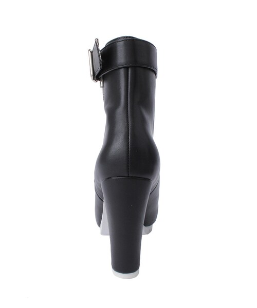 MERCURYDUO（マーキュリーデュオ）の「【GDS】 タンクソールショートブーツ（シューズ・レディース・ブラック/モカ/ミックス・36/38）」の9枚目の写真