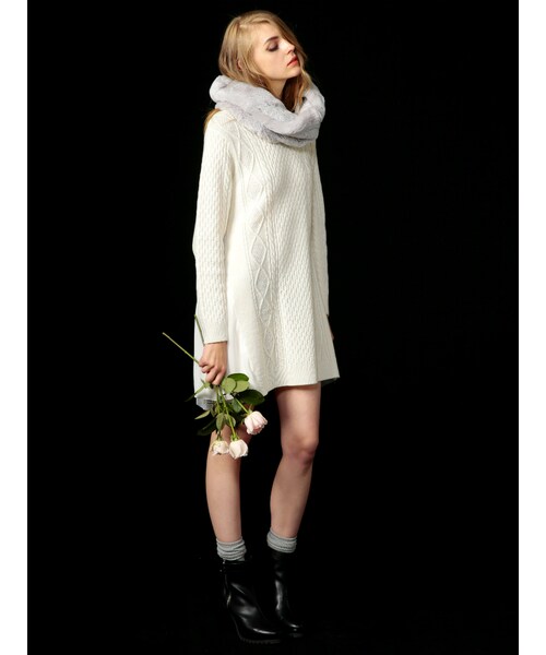 MERCURYDUO（マーキュリーデュオ）の「【GDS】 タンクソールショートブーツ（シューズ・レディース・ブラック/モカ/ミックス・36/38）」の4枚目の写真