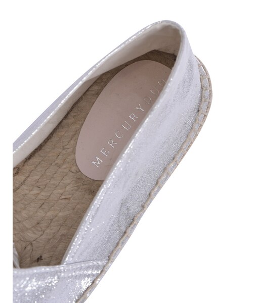 MERCURYDUO（マーキュリーデュオ）の「【GDS】 マルチエスパドリーユ（シューズ・レディース・シャーベット/シルバー）」の8枚目の写真