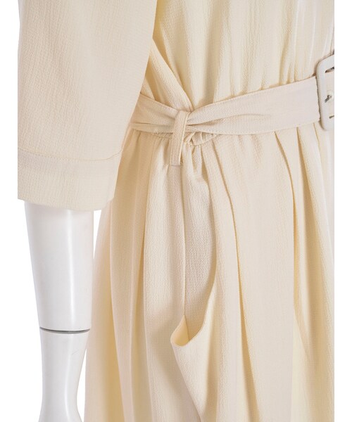 merry jenny（メリージェニー）の「【vivi4月号八木アリサさん着用】ジョーゼットマキシシャツワンピ（ワンピース/ドレス・レディース・アイボリー/ピンク/ブルー/ネイビー・F）」の14枚目の写真