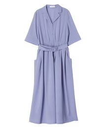 merry jenny | 【vivi4月号八木アリサさん着用】ジョーゼットマキシシャツワンピ(ワンピース/ドレス)