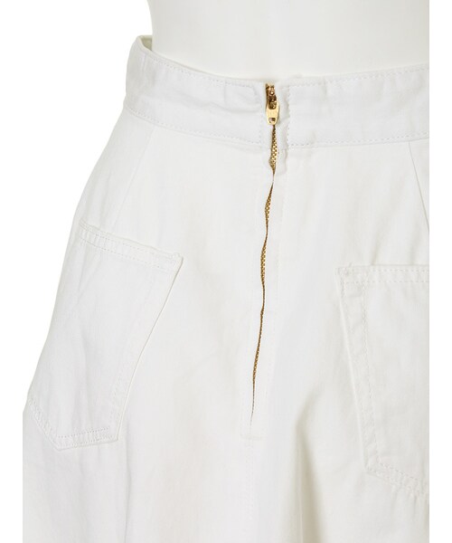 merry jenny（メリージェニー）の「ポケットMフレアスカート（スカート・レディース・オフホワイト/インディゴ・S/M）」の14枚目の写真