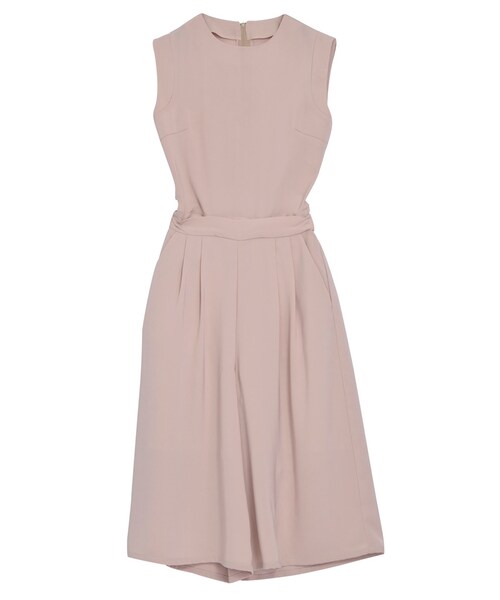 MURUA（ムルーア）の「【MODE】ガウチョロンパース（オールインワン・サロペット・レディース・ブラック/ベージュ/カーキ・1）」の2枚目の写真