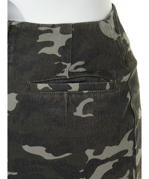 MURUA（ムルーア）の「【CASUAL】バックポケットミドルタイトスカート（スカート・レディース・ブラック/ミックス・S/M）」の8枚目の写真