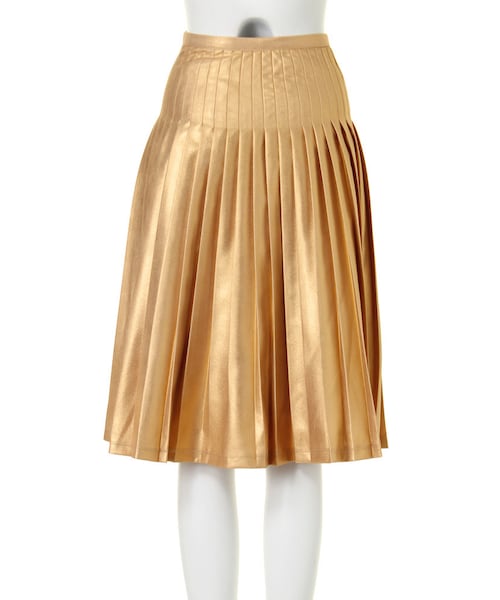 MURUA（ムルーア）の「【MODE】シャイニープリーツスカート（スカート・レディース・ブラック/シルバー/ゴールド・1/2）」の8枚目の写真