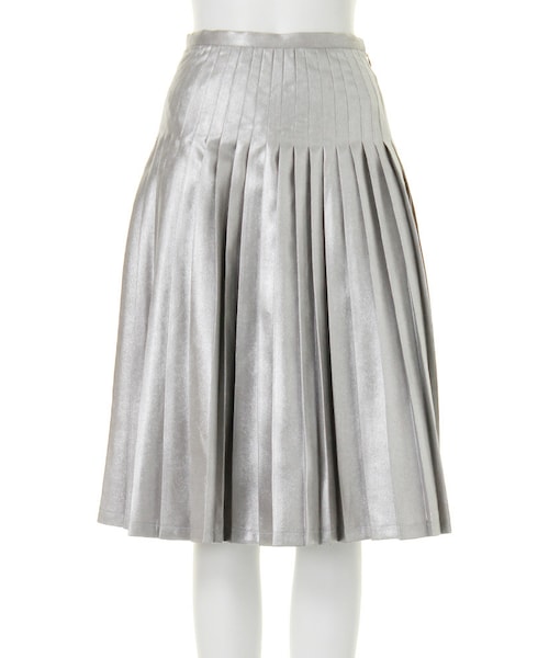 MURUA（ムルーア）の「【MODE】シャイニープリーツスカート（スカート・レディース・ブラック/シルバー/ゴールド・1/2）」の2枚目の写真