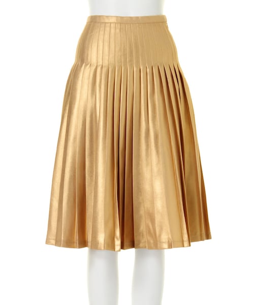 MURUA（ムルーア）の「【MODE】シャイニープリーツスカート（スカート・レディース・ブラック/シルバー/ゴールド・1/2）」の3枚目の写真