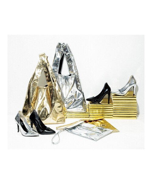 MURUA（ムルーア）の「【MODE】メタリックBAG（バッグ・レディース・シルバー/ゴールド・F）」の7枚目の写真