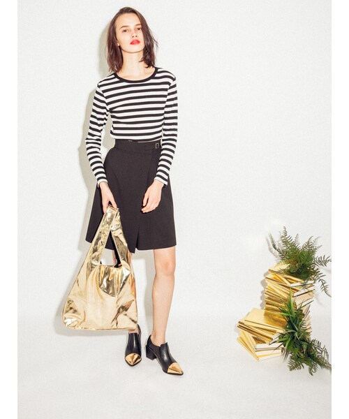 MURUA（ムルーア）の「【MODE】メタリックBAG（バッグ・レディース・シルバー/ゴールド・F）」の5枚目の写真