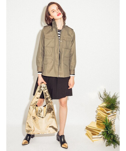 MURUA（ムルーア）の「【MODE】メタリックBAG（バッグ・レディース・シルバー/ゴールド・F）」の4枚目の写真