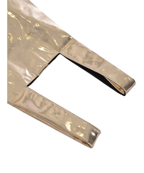 MURUA（ムルーア）の「【MODE】メタリックBAG（バッグ・レディース・シルバー/ゴールド・F）」の10枚目の写真